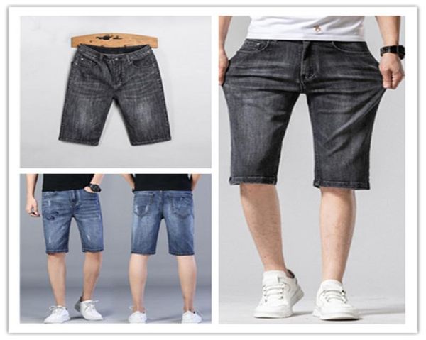 

luxurys designer mens jeans summer design short denim pattern pants cotton vintage fashion slimleg latest listin light eashed was4270278, Blue