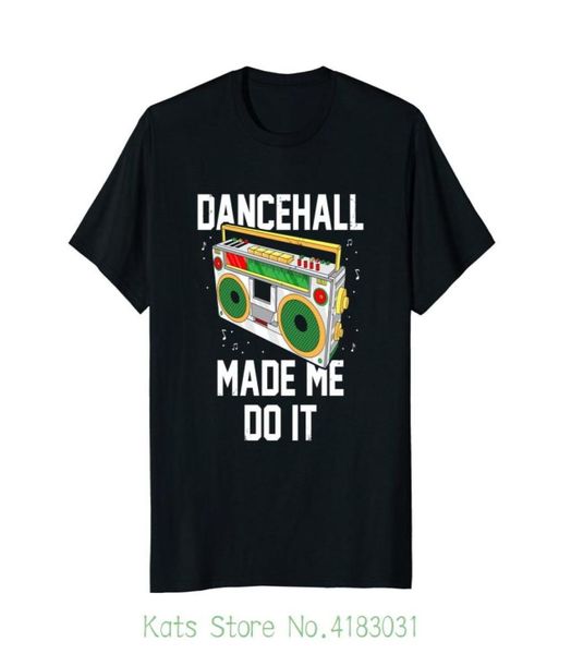 

dancehall made me do it jamaican reggae lover t shirt quality print new summer style cotton7254682, White;black