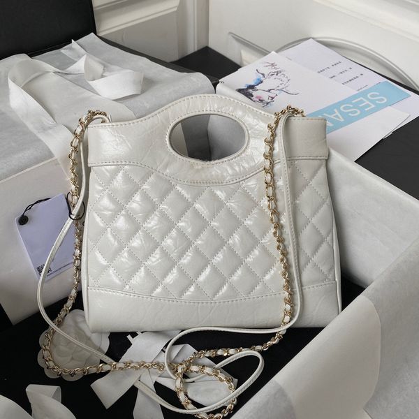 

10a super original quality women chain shoulder bags 25cm caviar lambskin leather luxury designer tote bag fashion crossbody classic ladies