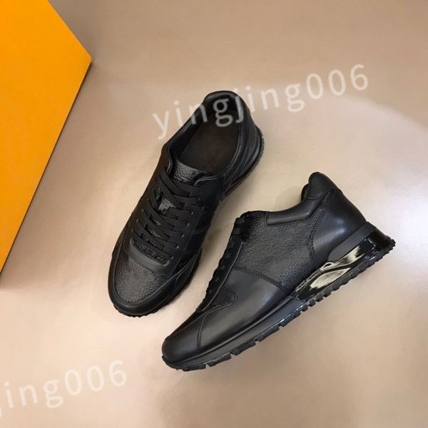 

2023 luxury fashion men casuals shoes thick bottoms running sneakers popular low leather designer outdoor run casual athletic shoes 39-45 r, Black
