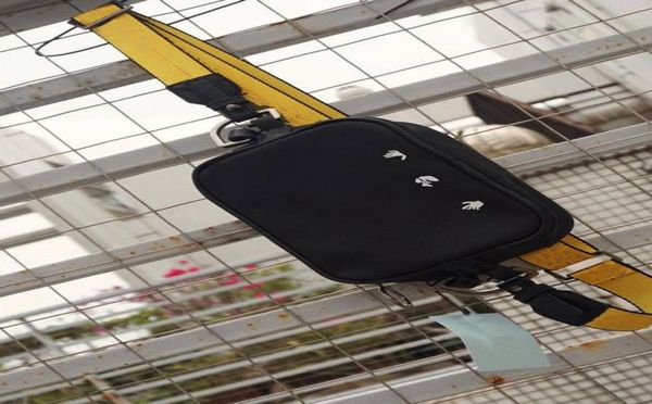 

455343brand mini men off yellow canvas belt high white shoulder bag camera bag waist bags multi purpose satchel shoulder bag messe8978281