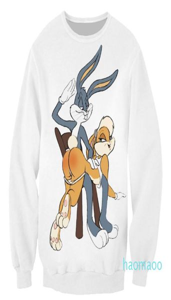 

fashion womenmen bugs bunny looney tunes funny 3d printed casual sweatshirts hoody s5xl b46847875, Black