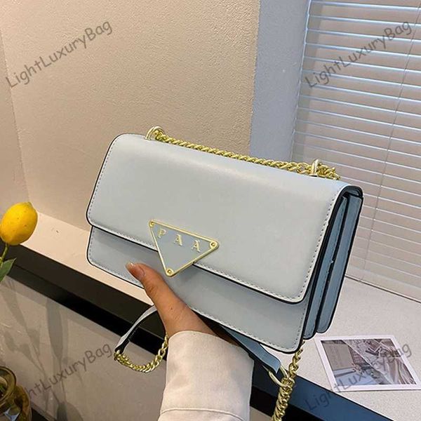 

crossbody bags for women sky blue celebrity handbag designer chain shoulder bag light luxury small square bag shoulder wallet fashion purses