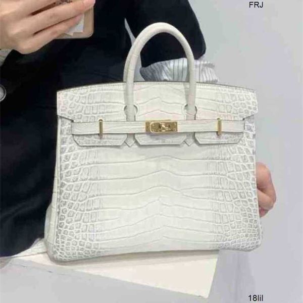 

designer bags birkins h ermess leather handbags crocodile pattern platinum bag leather womens fashion commuter versatile portable have have