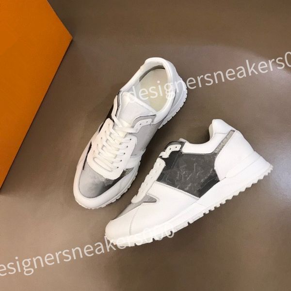 

quality sneakers fashion platform shoes embossed letter sneaker men women trainers genuine leather casual shoe rd0806, Black