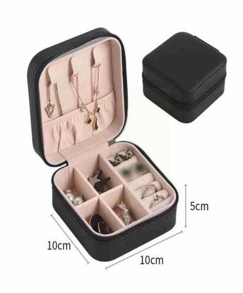 

jewelry pouches bags storage box square bag ring travel flannel earring portable tra r4h26474211, Pink;blue