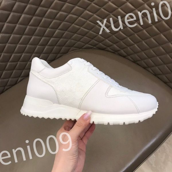 

2023 luxurys designer women lace up sneaker retro embossed fashion leather platform sneaker multicolored men classic casual outdoor shoe rd0, Black