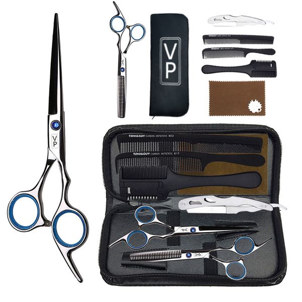 

scissors shears professional hairdressing haircut 6 inch 440c barber shop hairdresser s cutting thinning tools salon set 230809