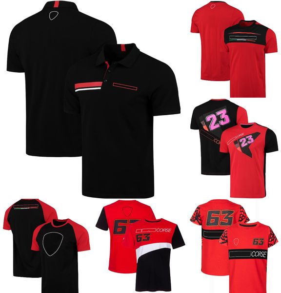 

2023 new motorcycle riding t-shirt polo shirt moto racing team rider t-shirt summer men's fashion sports motocross jersey, White;black