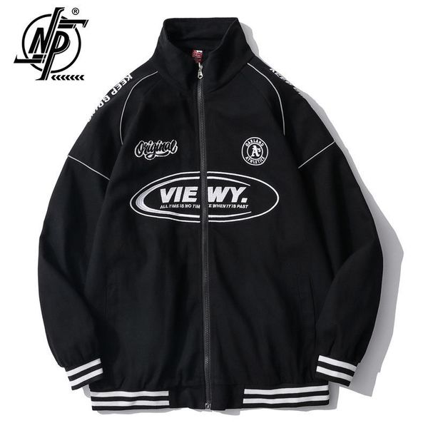 

mens jackets korean fashion varsity jacket men spring harajuku letter print sportswear coats women loose college windbreaker 230809, Black;brown