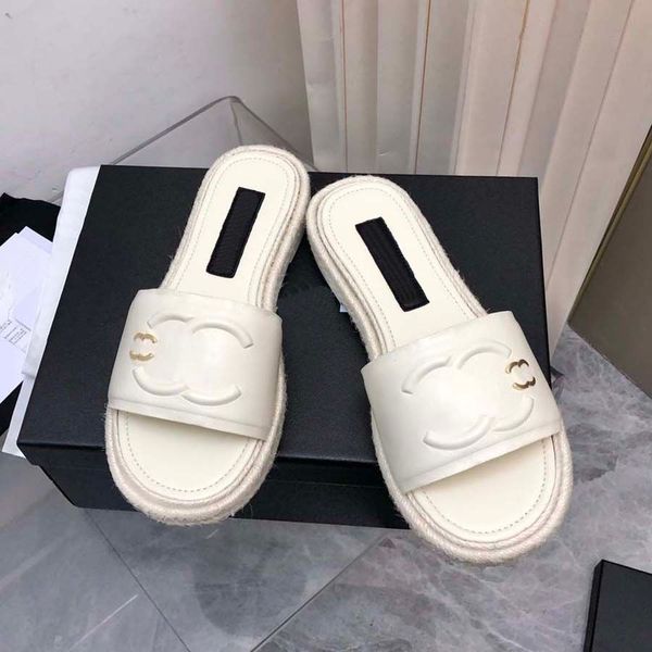 

women sandals designer shoes straw slides ladies sandles fisherman slipper classic flat bottom slippers casual sandals fashion ladies beach, Black