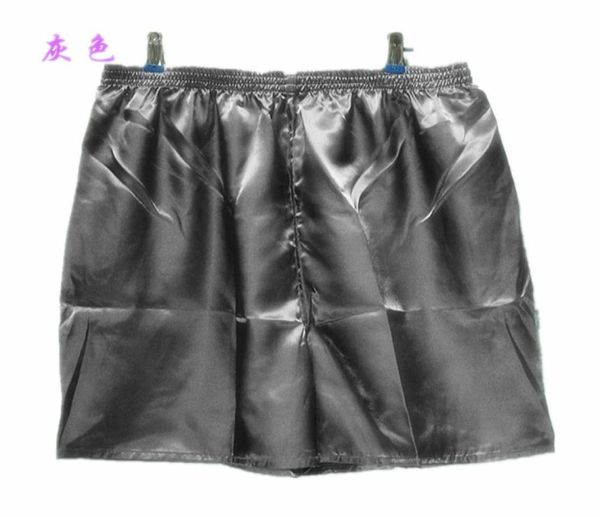 

solid men039s rayon silk shorts beach shorts boxers underwear homewear shorts 38013878502, White;black