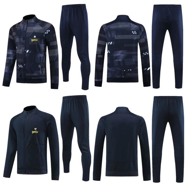 

spurs soccer training suit 23 24 dele son jacket ham bale kane hojbjerg bergwijn lo celso men kit shirts long sleeve tracksuit chandal, Black