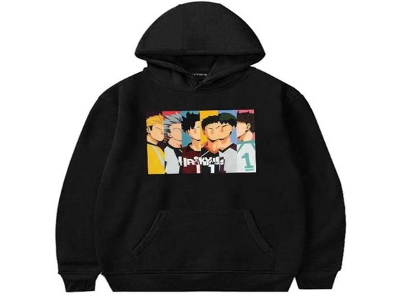 

haikyuu hoodies karasuno high school volleyball club anime hoodie streetwear fashion sweatshirt coat jacket pullover6670148, Black
