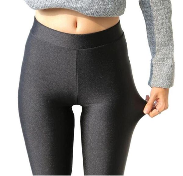 

multiple color leggings women black legging elastic pants casual shiny pant leggings74365297865539