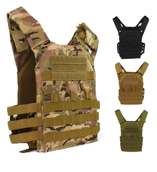 

hunting tactical accessories body armor vest jpc simple plate carrier molle vest multicam ammo magazine airsoft vest tactical equi9728104, Black;green