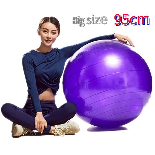 

yoga balls 95cm big size sport yoga ball fitness gym fitball exercise pilates workout balance ball 230808