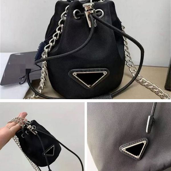 

women keychains small long chain shoulder messenger bags drawstring classic hand bag bucket waist keychain281w, Silver