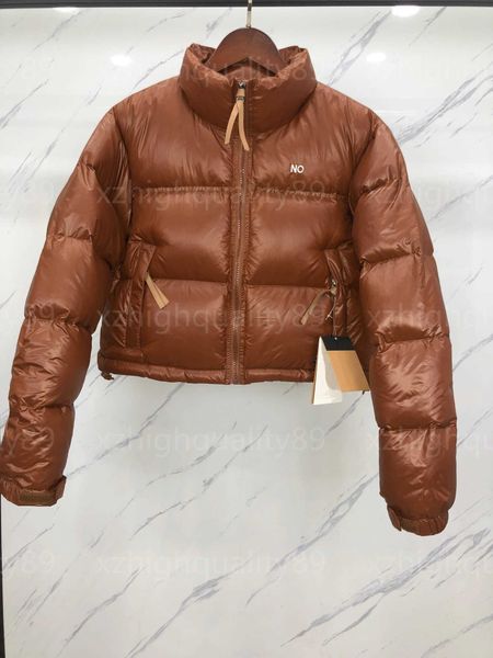 

puffer jacket women down jackets fall and winter style fashion short windbreaker long sleeve high neck goose downs comfort fitness designer, Black
