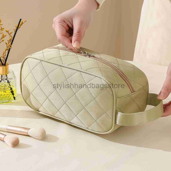 

cosmetic bags cases 2023 new makeup bag lingge large capacity waterproof storage travel nylon wash bag multifunctional makeup casestylishhan