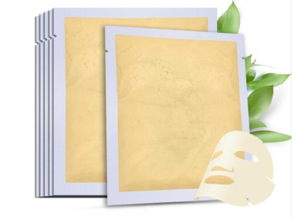 

sell 24k gold collagen active face mask skin moisturizing skin care facial masks washable mask95418949036303