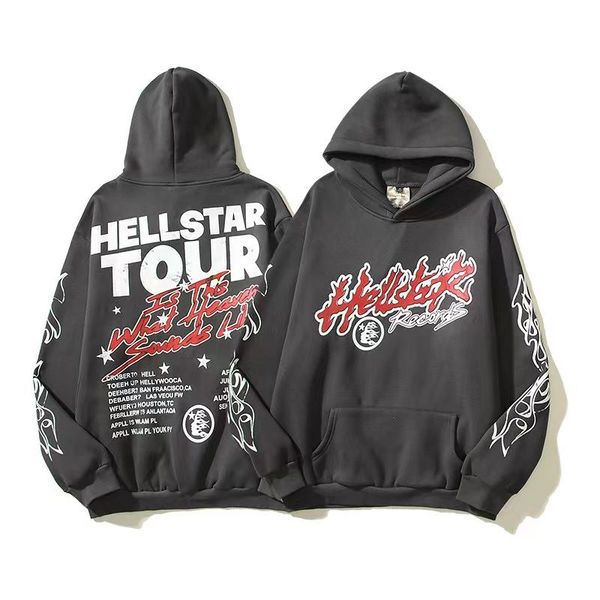 

hellstar hoodie men pullover mens hoodies flash long sleeve street hip-hop sweatshirts blue red grey black white yoga fashion cool