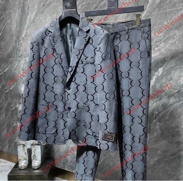 

men's suits blazers 2023 blazers western clothing designer men classical print blazer autumn luxury outwear coat slim fit letter patchw, White;black
