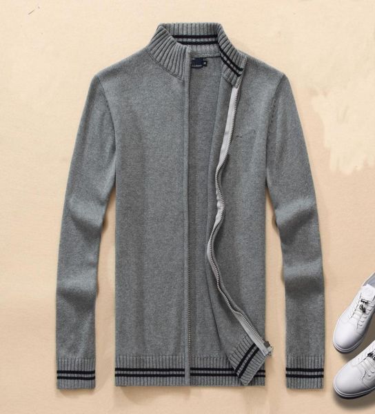 

2018 men039s sweaters autumn winter warm zipper pullover sweaters man casual knitwear plus size mxxl8174274, White;black