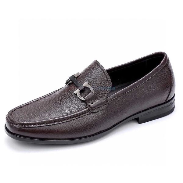 

shoes loafers dress shoes driving shoes men casual comfortable party wedding suit brand slip on footwear size 38-45, Black