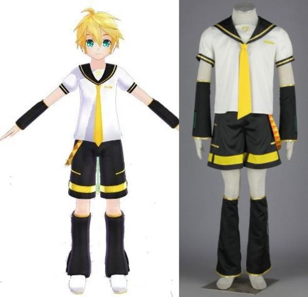 

vocaloid kagamine len cosplay costume halloween01234562432237, Black