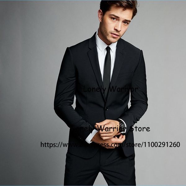 

men's suits blazers fashion navy blue mens 2 pieces formal business blazer slim fit wedding groom tuxedo banquet terno masculino jacket, White;black