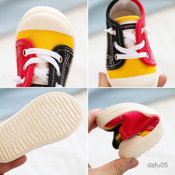 

sneakers kids boys baby girls up canvas casual shoes all seasons leisure school street outdoor gym sports sneaker r230810, Black;red