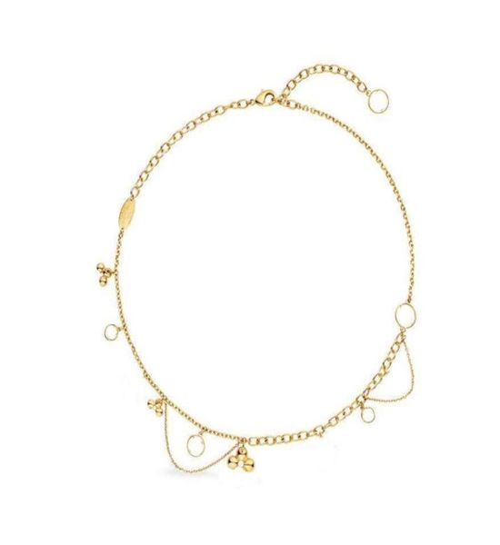 

classic design bracelet for woman flower element with chain tail adjustable size bracelets fashion trend necklace74430173264592, Golden;silver