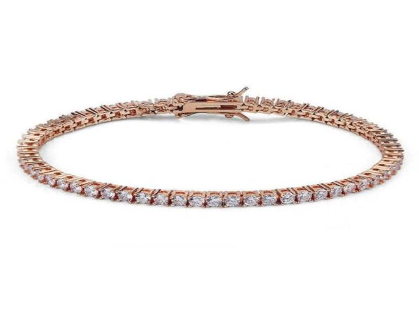 

2022 european and american tennis chains hip hop tide men039s bracelet zirconmicroencased 3mm bracelet tennis bracelet35285182416856, Golden;silver