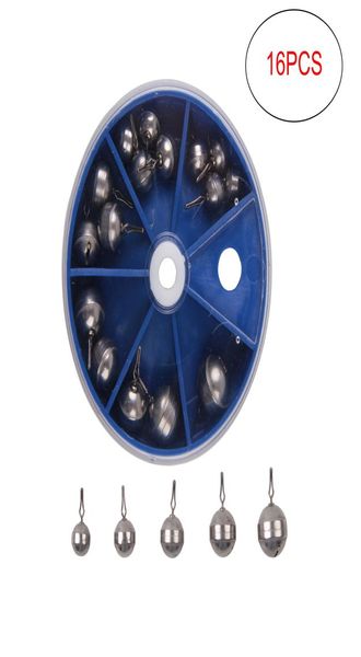 

tungsten round drop s weights 16pcs drop style sinker down s fishing sinkers for carpbasspike fishing box tackle kit2414397