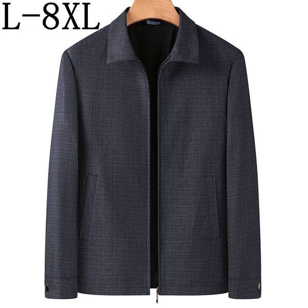 

mens jackets 8xl 7xl 6xl business brand for men long sleeve high end jacket spring autumn casual outwear coat 230810, Black;brown