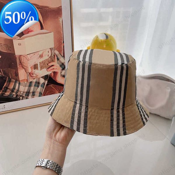 

wide brim hats bucket fashion brand designer hat for women men baseball caps beanie casquettes fisherman buckets summer sun visor 902ess, Blue;gray