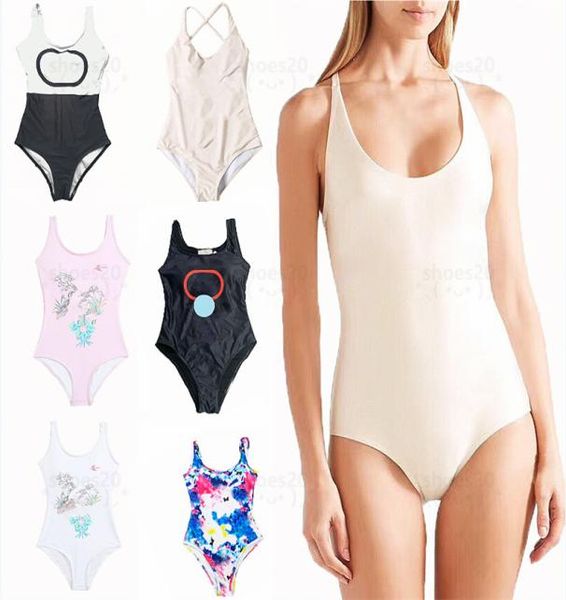 

simple cute swimwear padded push up women onepiece designer swimsuits outdoor beach hipster swimming bandage travel vacation luxu1312777, Black