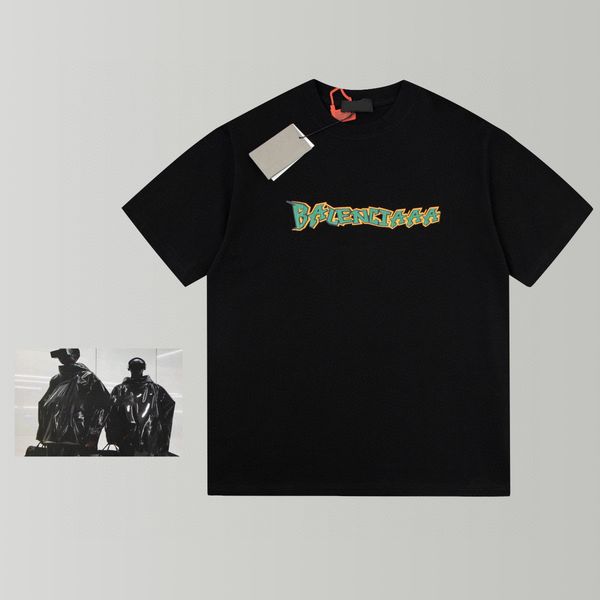 

men's plus tees & polos round t-shirt plus size neck embroidered and printed polar style summer wear with street pure cotton veuj, Black;brown