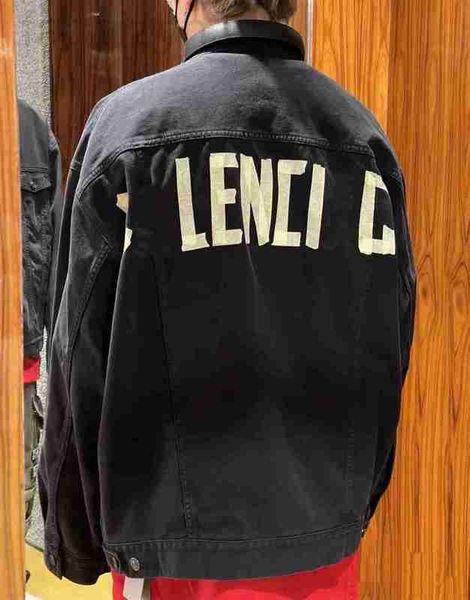 

men's jackets designer high edition luxury fashion b home yellow tape letter printing mesh red same style denim jacket coat for men and, Black;brown