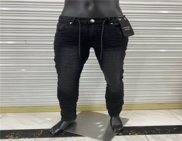 

new design mens designer jeans washed black slimleg fit motorcycle biker denim retro slim lightweight jeans mans jeans designer h6025552, Blue