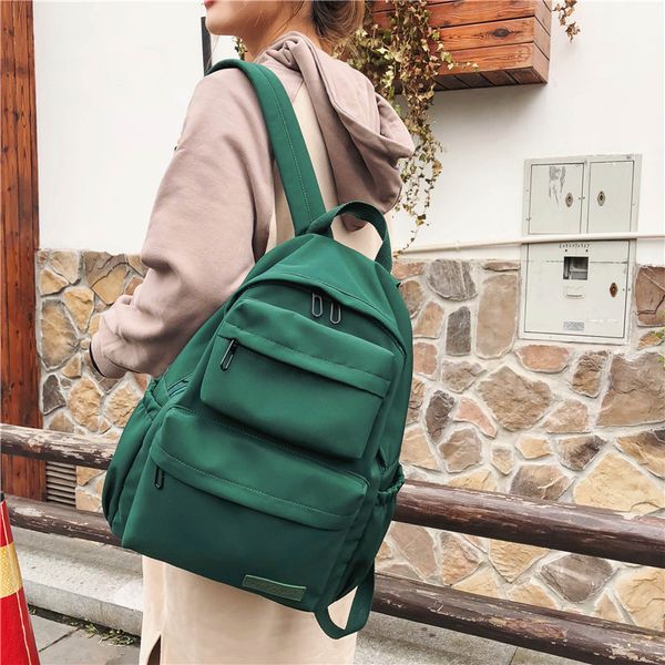 

waterproof nylon backpack for women multi pocket travel backpacks female school bag for teenage girls book mochilas
