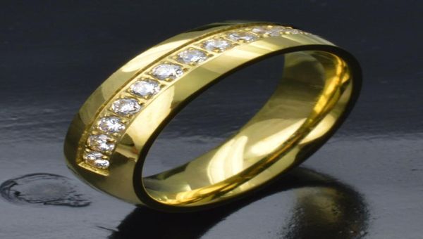 

women gold tone stainless steel cz wedding engagement ring band r276b size ms8747416, Silver