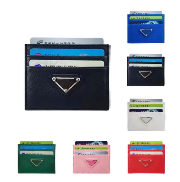 

luxurys triangle wallets women's mens designer wallet card holder purses with box christmas gift woman coin card silver brand logo leat, Brown;gray