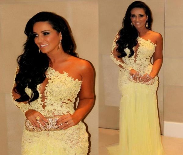 

2020 saudi arabia prom dresses marianne rabelo mermaid evening dress one shoulder lace backless party wear see through6728235, Black;red