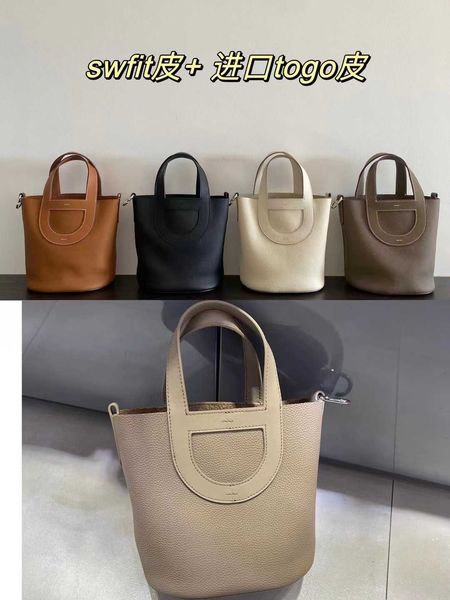 

designer h ermes picotin lock tote bags for sale layer cowhide pig nose 2023 new vegetable basket childrens bag large capacity with real log