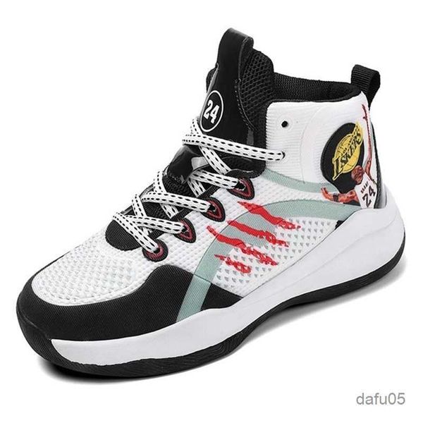 

sneakers big children basketball trainning sneakers baby girls kids boys sports running shoes mesh breathable casual schuhe r230810, Black;red