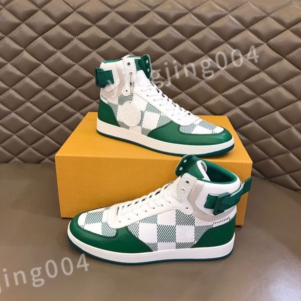 

2023 luxurys designers men sneakers low flower casual shoe mens trainer sneaker shoes calf leather rubber outsole shoes rd0810, Black