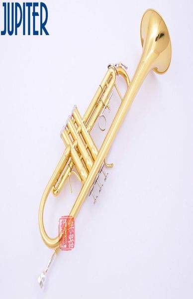 

jupiter jtr408 professional bb trumpet brass gold lacquer trumpet perform instruments with case and mouthpiece 7118863