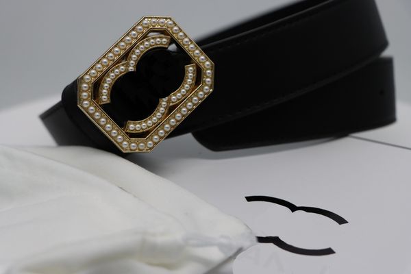

luxe pearl fashion belt for women men solid needle buckle 3.5cm cummerbunds lady waistband for blouse dress, Black;brown